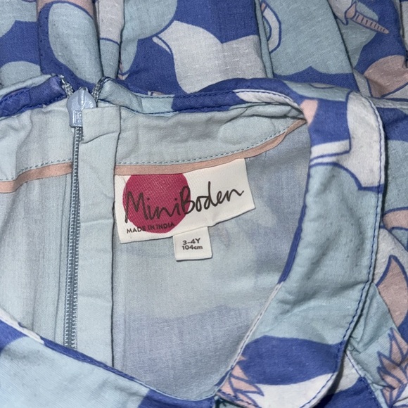 Mini Boden Peter Pan Collar Dress - Picture 6 of 6